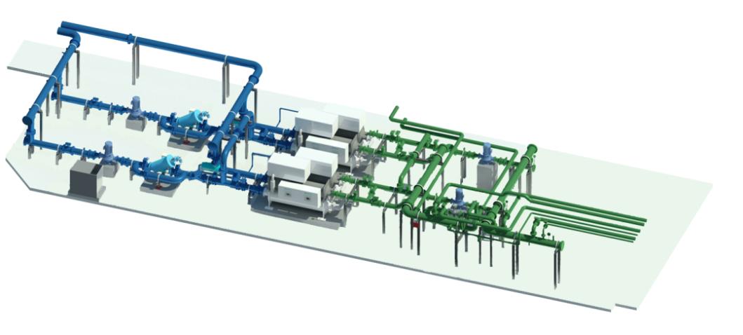 圖2:新安公園站BIM圖 圖2:新安公園站BIM圖